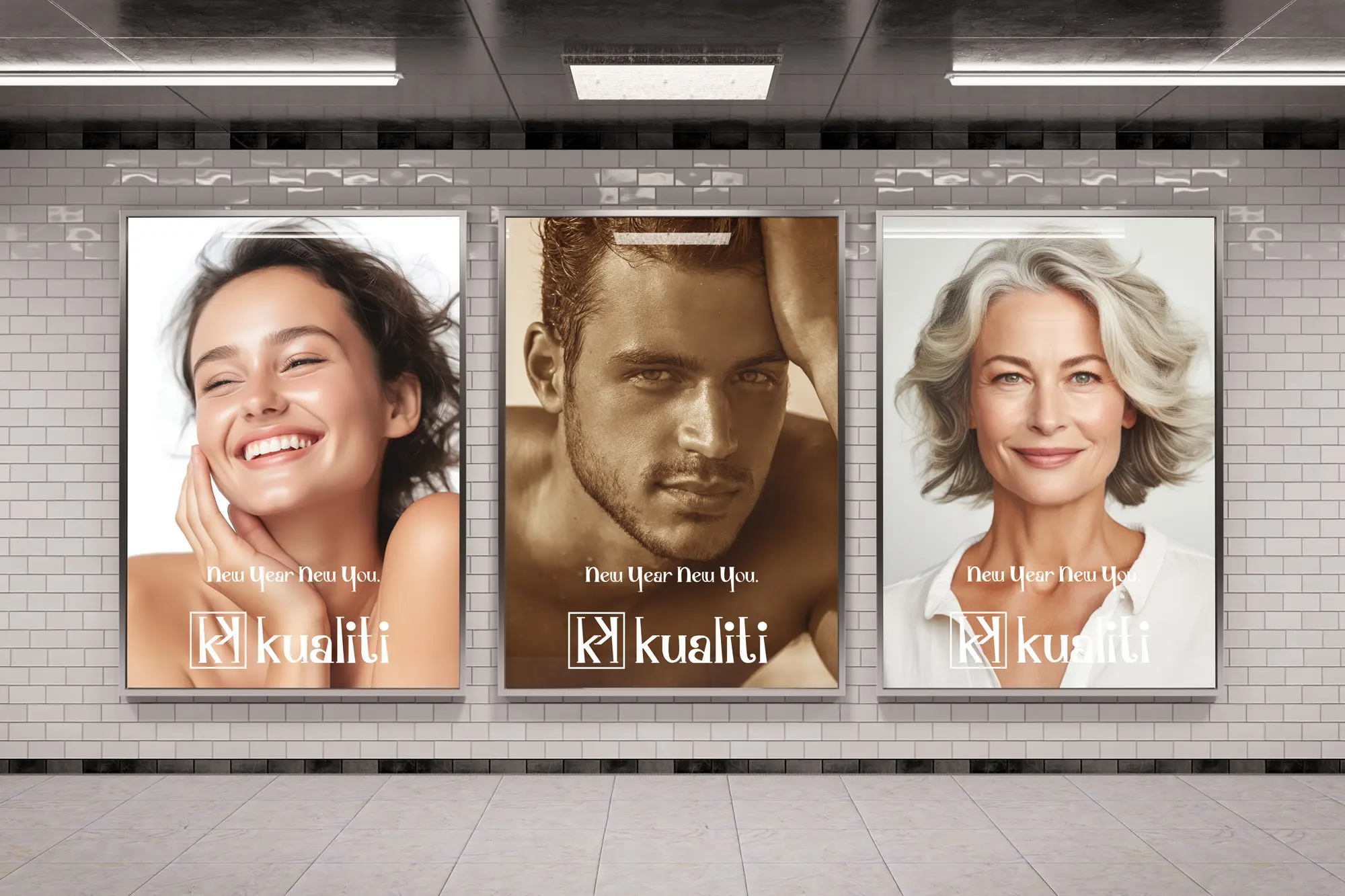 This mockup demonstrates how my typeface can be showcased in a commercial advertisement within a subway setting.